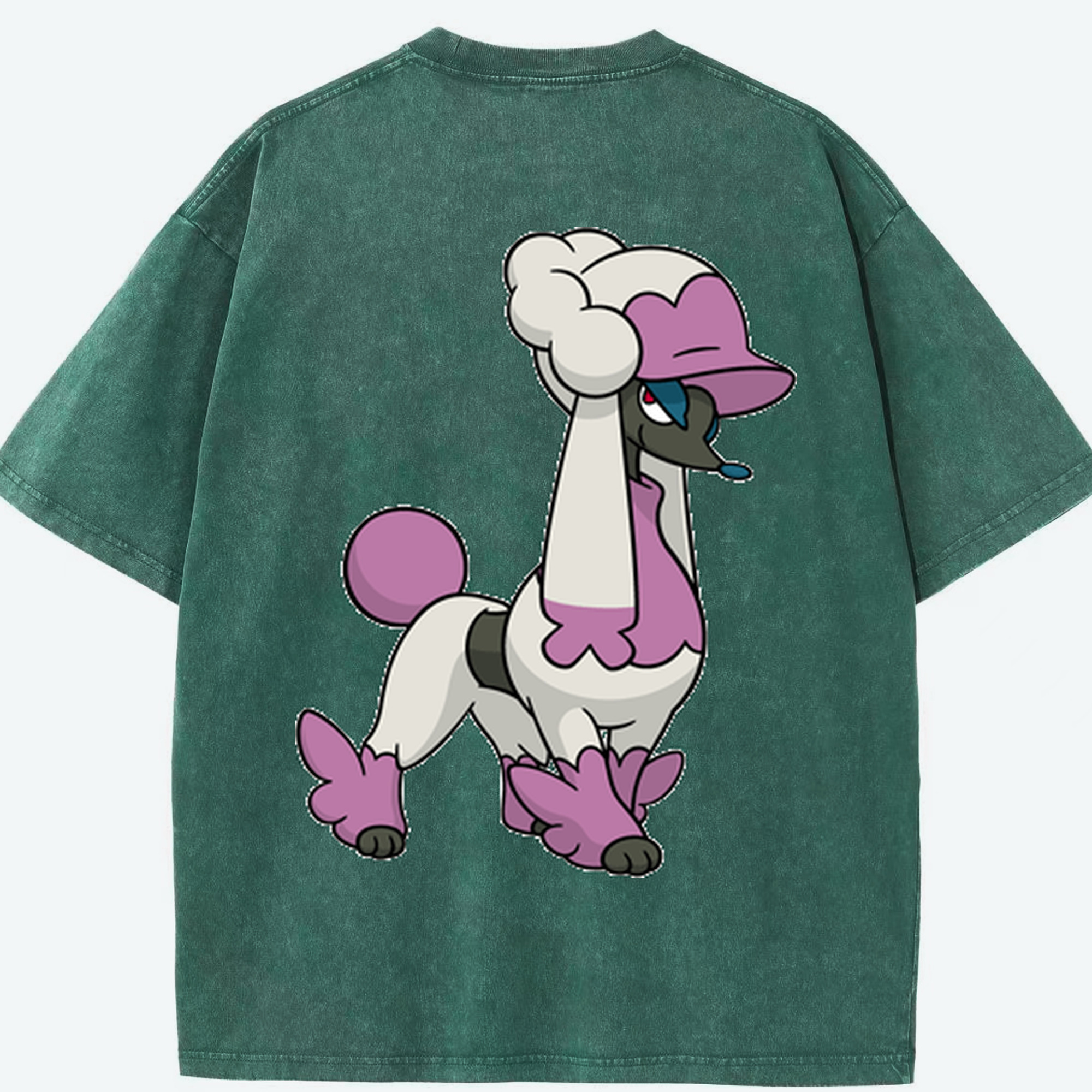 （画像用） ポケットモンスター Pokémon 綿100% ヴィンテージ風 半袖Tシャツ（背面プリント）